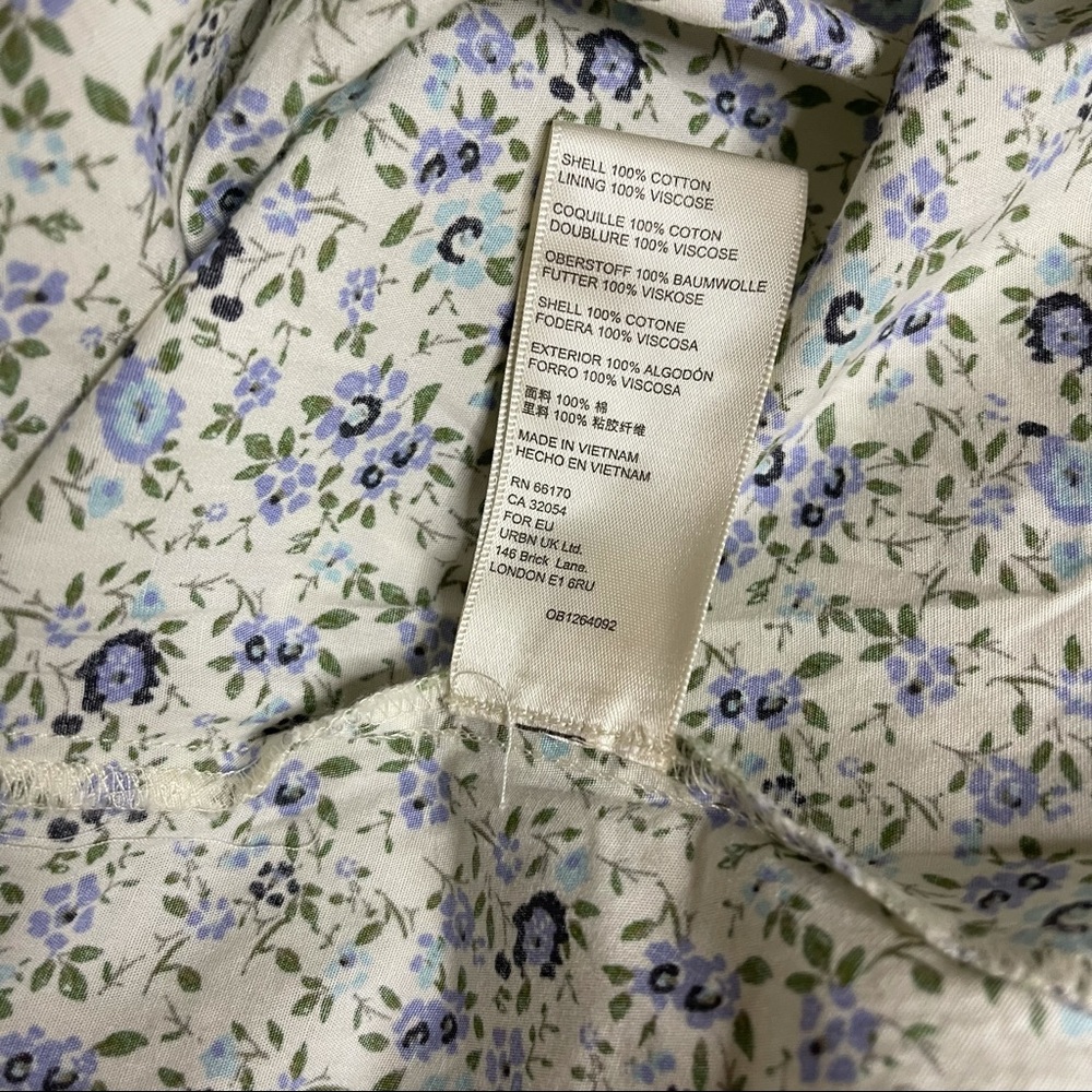 Free People Petunia Mini Dress floral Combo Dress - Picture 6 of 7